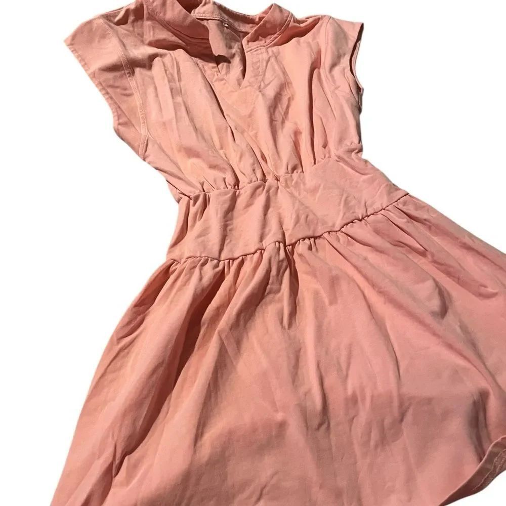 Gap ladies Soft Peach Pink Cotton Dress - new never worn size XS